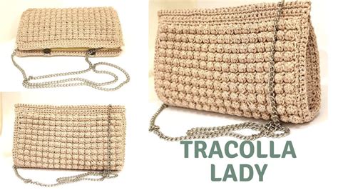 tracolla rossa chanel uncinetto punto nocciolina tutorial|TUTORIAL: Tracolla Lady/pochette/nocciolina***lafatatuttofare***.